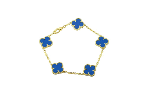 Bracelet trèfle a quatre feuilles (plus grand)